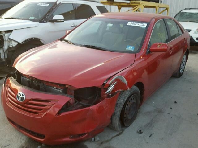4T1BE46K39U288043 - 2009 TOYOTA CAMRY BASE RED photo 2