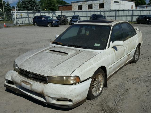 4S3BD675XV7211948 - 1997 SUBARU LEGACY GT WHITE photo 2