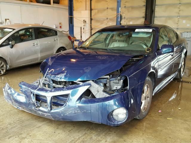 2G2WS542X51166961 - 2005 PONTIAC GRAND PRIX BLUE photo 2