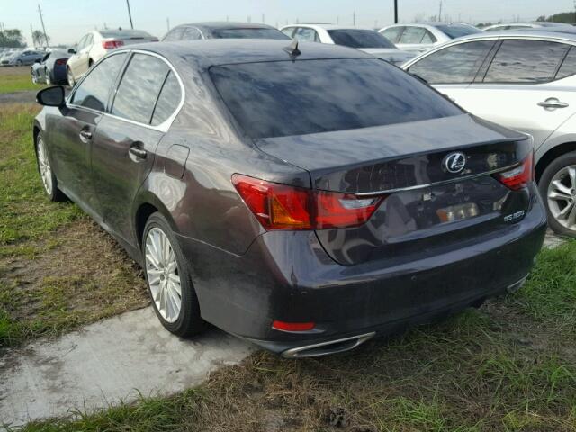 JTHBE1BL2D5009359 - 2013 LEXUS GS 350 BROWN photo 3