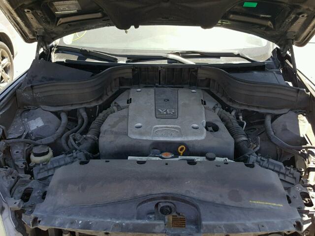 JNKAJ09F58M358450 - 2008 INFINITI EX35 BASE GRAY photo 7