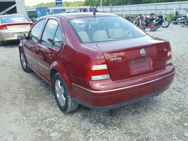 3VWSR69M75M033442 - 2005 VOLKSWAGEN JETTA GLS RED photo 3