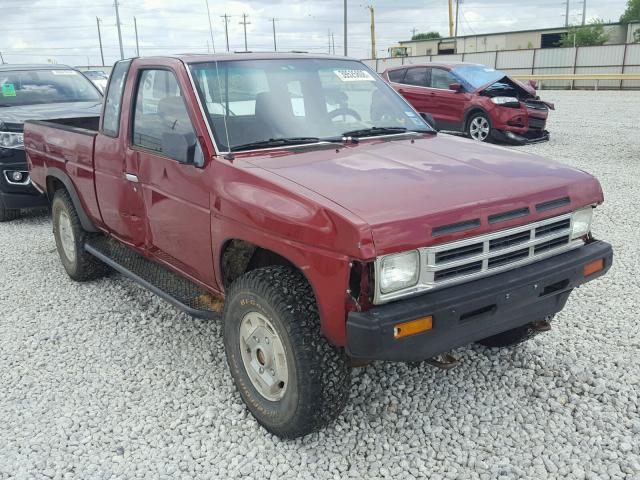 1N6HD16Y2LC414519 - 1990 NISSAN D21 KING C BURGUNDY photo 1