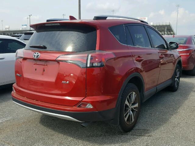 2T3WFREVXGW271185 - 2016 TOYOTA RAV4 红色 照片 4