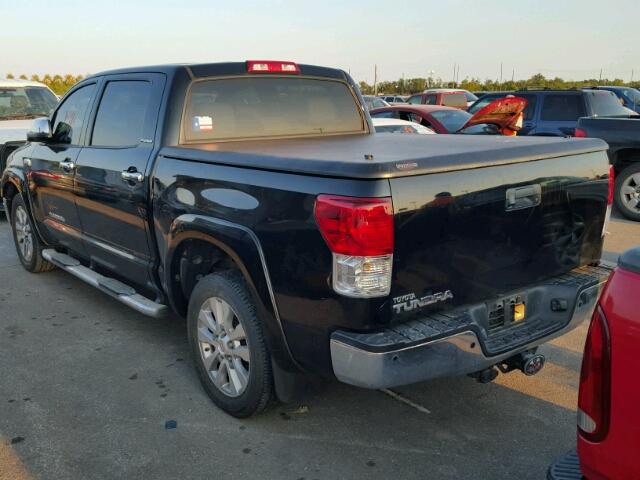 5TFFY5F16DX137490 - 2013 TOYOTA TUNDRA CRE BLACK photo 3