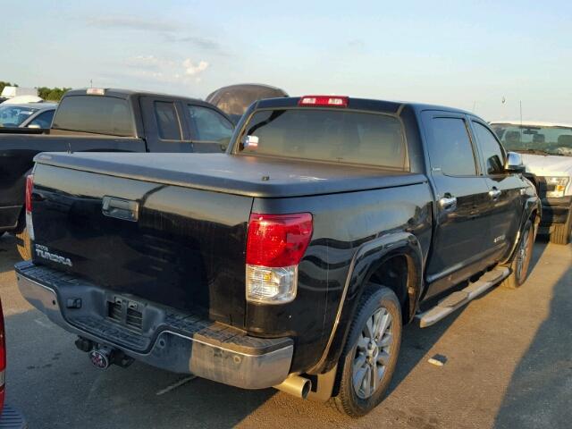 5TFFY5F16DX137490 - 2013 TOYOTA TUNDRA CRE BLACK photo 4