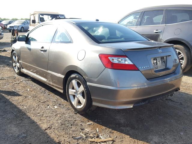 2HGFG12918H509577 - 2008 HONDA CIVIC EXL 灰色 照片 3