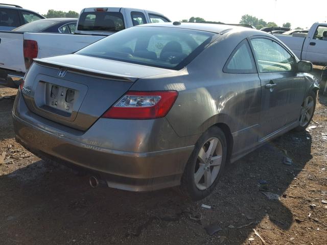 2HGFG12918H509577 - 2008 HONDA CIVIC EXL 灰色 照片 4