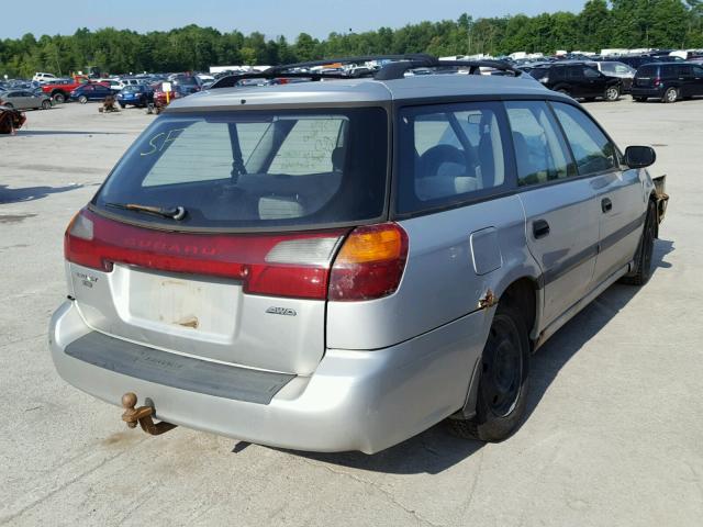 4S3BH635127309904 - 2002 SUBARU LEGACY L SILVER photo 4