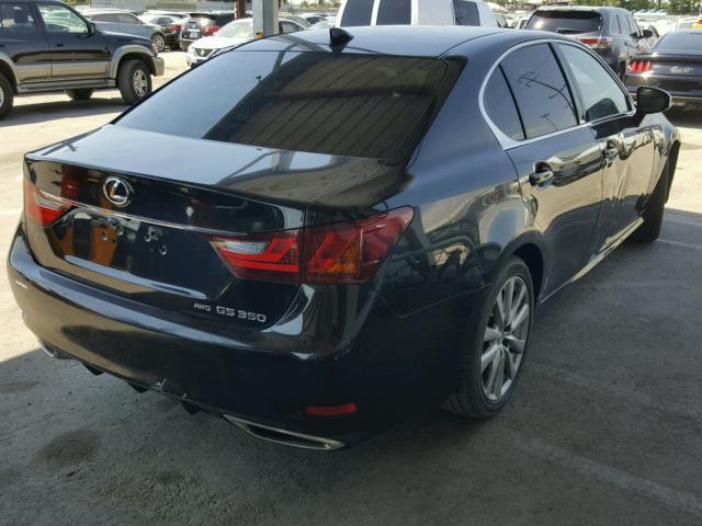 JTHCE1BL2FA000160 - 2015 LEXUS GS 350 BLACK photo 4