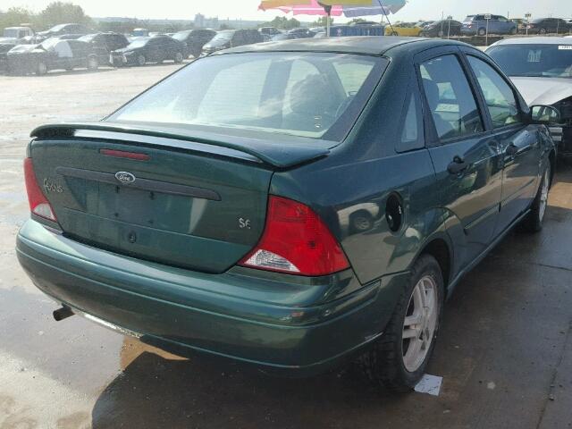 1FAFP34331W181403 - 2001 FORD FOCUS SE GREEN photo 4