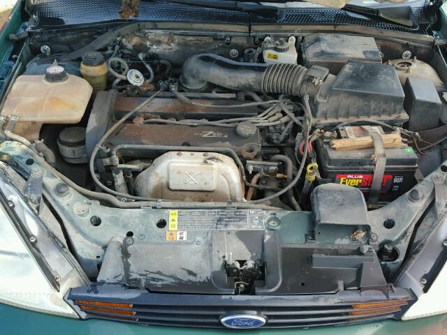 1FAFP34331W181403 - 2001 FORD FOCUS SE GREEN photo 7