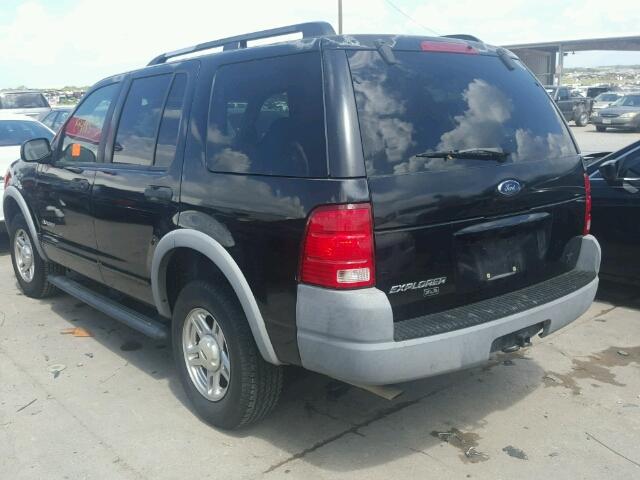 1FMZU62E32ZA86468 - 2002 FORD EXPLORER X BLACK photo 3