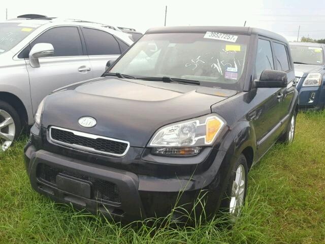 KNDJT2A29B7351149 - 2011 KIA SOUL BLACK photo 2