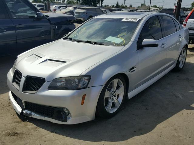 6G2EC57Y39L204171 - 2009 PONTIAC G8 GT SILVER photo 2