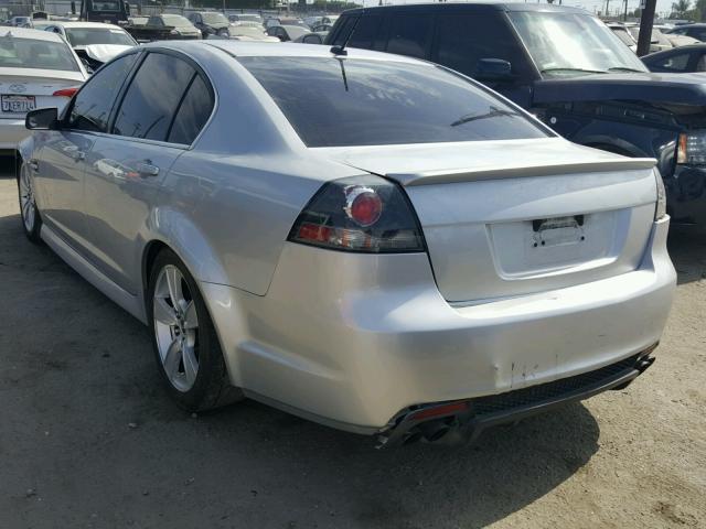 6G2EC57Y39L204171 - 2009 PONTIAC G8 GT SILVER photo 3