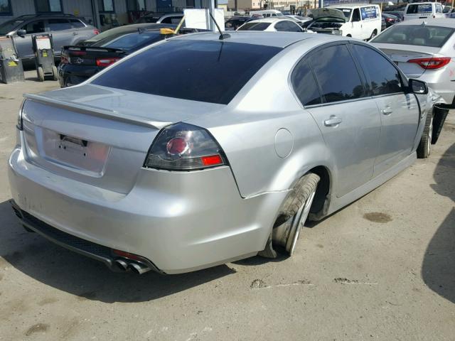 6G2EC57Y39L204171 - 2009 PONTIAC G8 GT SILVER photo 4