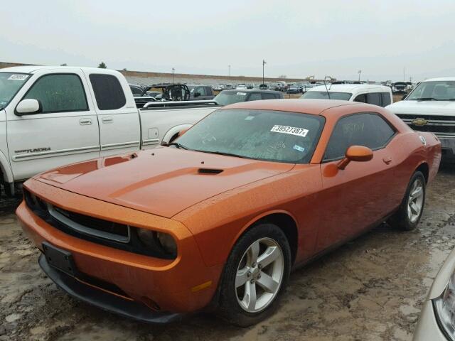 2B3CJ4DG9BH524661 - 2011 DODGE CHALLENGER ORANGE photo 2