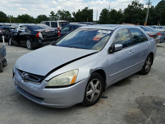 1HGCM55705A080245 - 2005 HONDA ACCORD EX SILVER photo 2