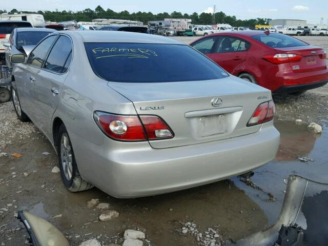 JTHBA30GX45018906 - 2004 LEXUS ES 330 GOLD photo 3