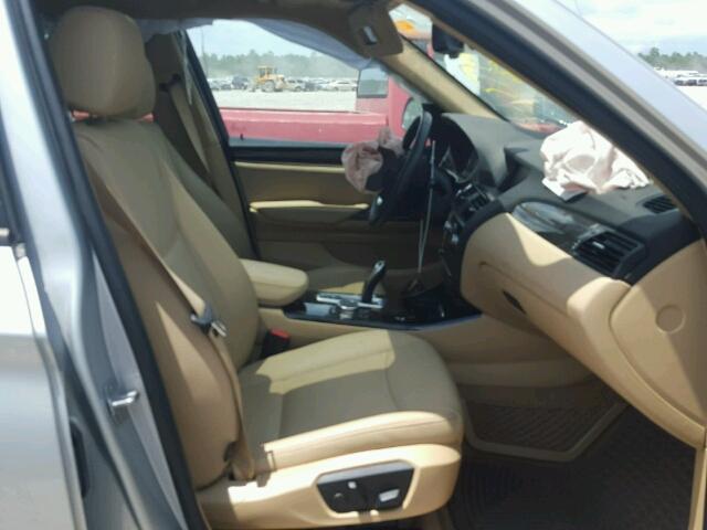 5UXWZ7C52G0R31706 - 2016 BMW X3 SDRIVE2 SILVER photo 5