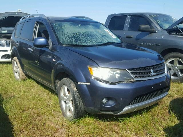 JA4MS41XX8Z008798 - 2008 MITSUBISHI OUTLANDER BLUE photo 1