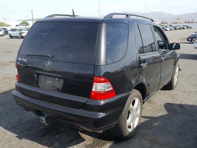 4JGAB57E33A432699 - 2003 MERCEDES-BENZ ML 350 BLACK photo 4