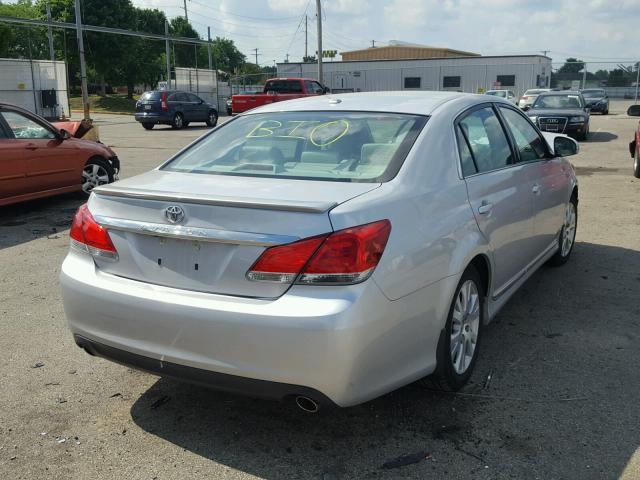 4T1BK3DBXBU413034 - 2011 TOYOTA AVALON BAS SILVER photo 4
