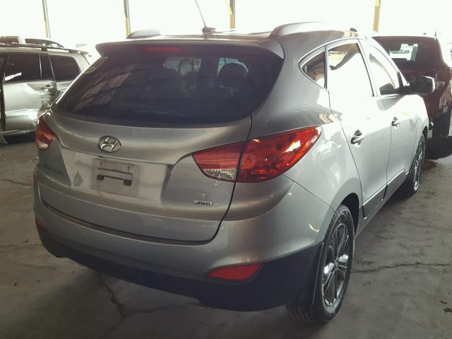 KM8JUCAG4FU986796 - 2015 HYUNDAI TUCSON LIM SILVER photo 4