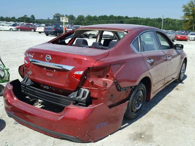 1N4AL3AP0HN318469 - 2017 NISSAN ALTIMA 2.5 RED photo 4