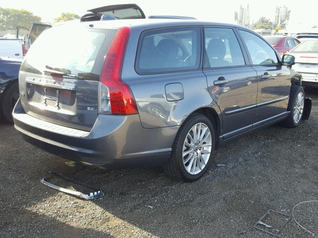 YV1MW390192473289 - 2009 VOLVO V50 2.4I GRAY photo 4