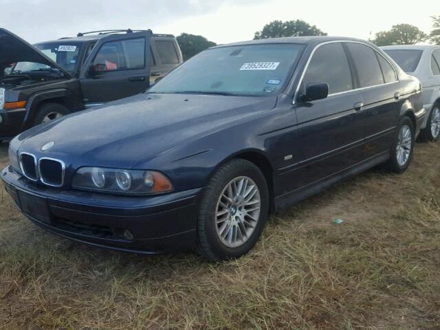 WBADT63452CH89659 - 2002 BMW 530 BLUE photo 2