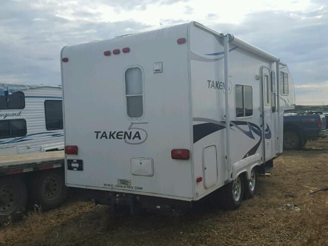 1C95F212XAA725188 - 2010 TAKE TRAILER WHITE photo 4