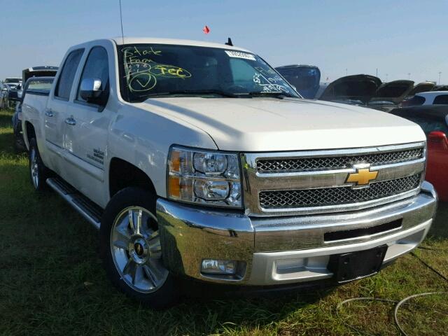 3GCPCSE08DG196314 - 2013 CHEVROLET SILVERADO WHITE photo 1