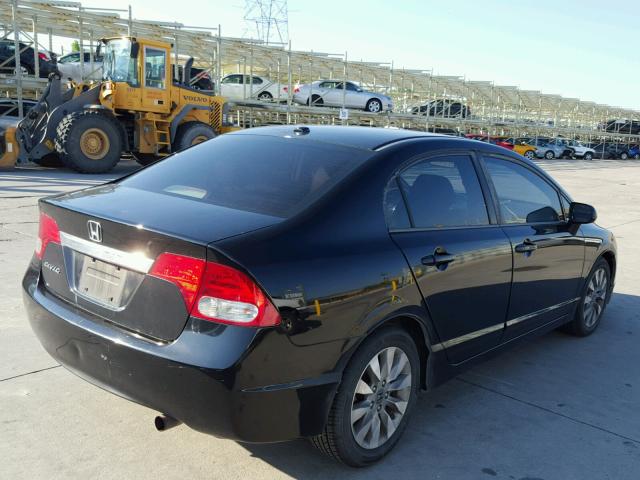 2HGFA1F98AH505236 - 2010 HONDA CIVIC EXL 黑色 照片 4
