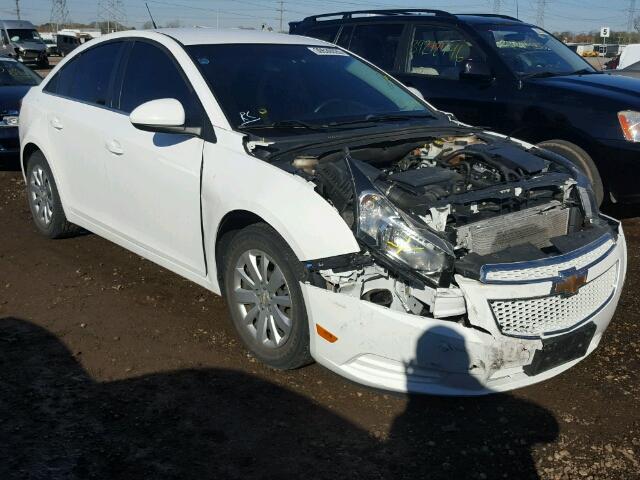 1G1PF5S97B7148476 - 2011 CHEVROLET CRUZE WHITE photo 1