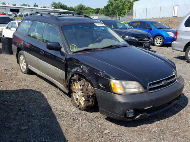 4S3BH806017632333 - 2001 SUBARU LEGACY OUT BLACK photo 1