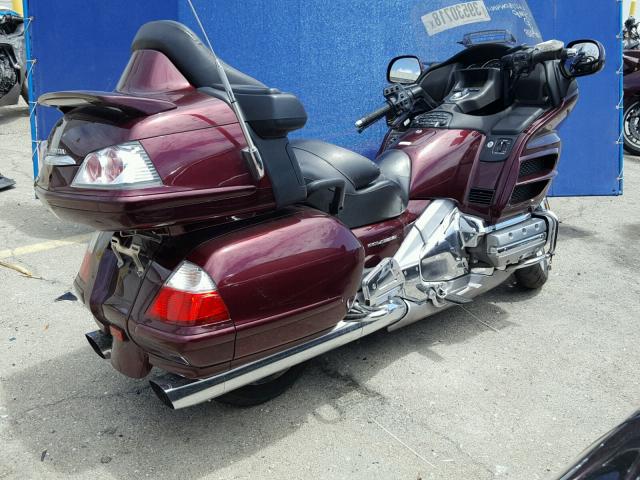 1HFSC47F56A503064 - 2006 HONDA GL1800 MAROON photo 4