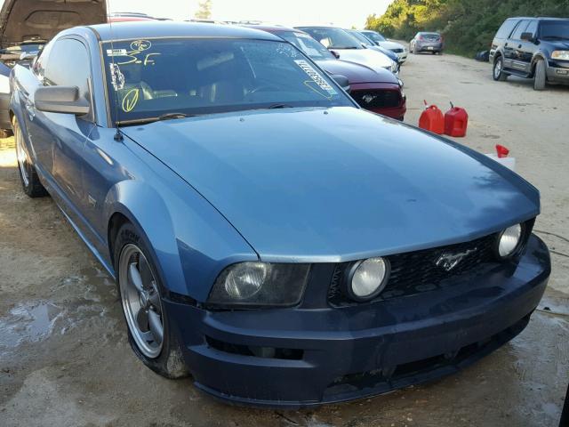 1ZVFT82H955247768 - 2005 FORD MUSTANG TEAL photo 1