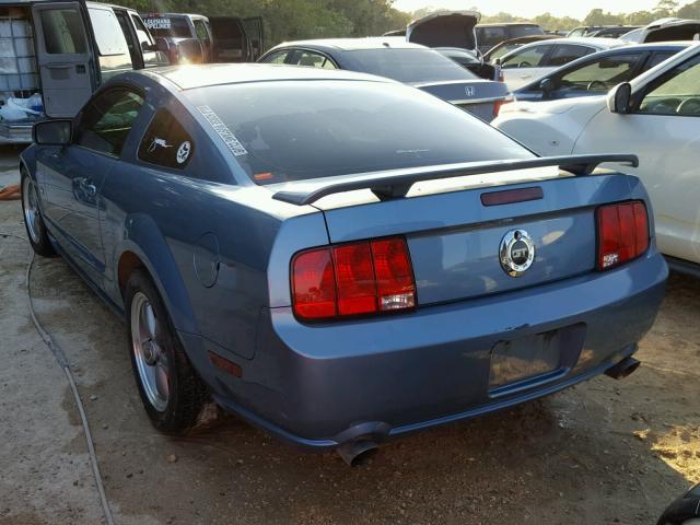 1ZVFT82H955247768 - 2005 FORD MUSTANG TEAL photo 3