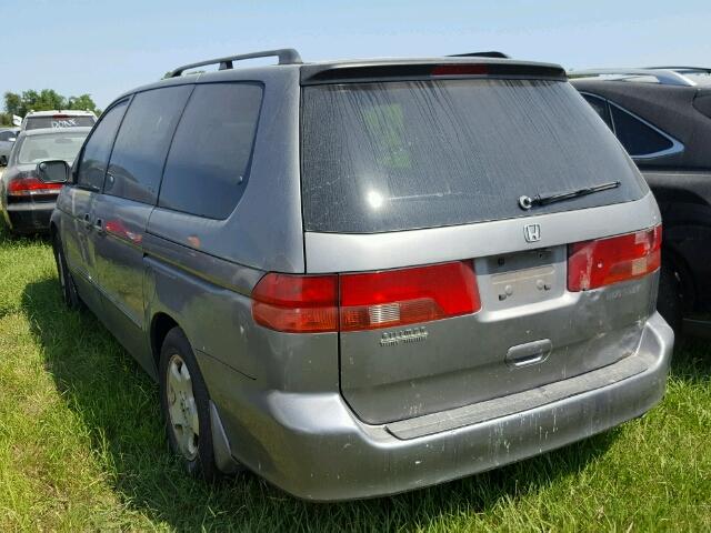 2HKRL186XYH577114 - 2000 HONDA ODYSSEY EX GRAY photo 3