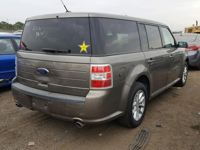 2FMGK5B88DBD21373 - 2013 FORD FLEX SE BROWN photo 4