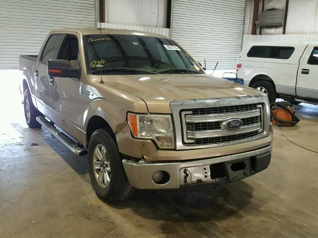 1FTFW1CF5DKD88464 - 2013 FORD F150 SUPER TAN photo 1