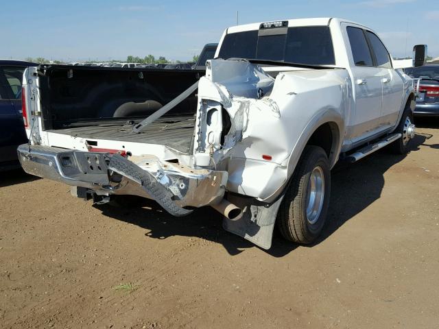 3C63RRJL6GG138025 - 2016 RAM 3500 LARAM WHITE photo 4