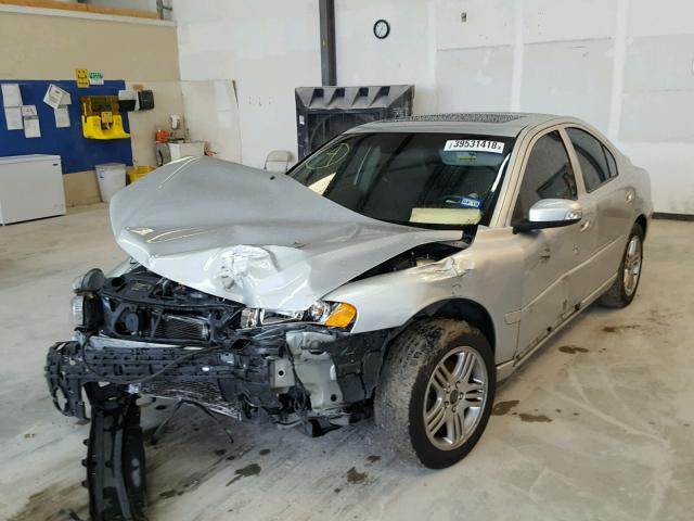 YV1RS592082697859 - 2008 VOLVO S60 2.5T SILVER photo 2