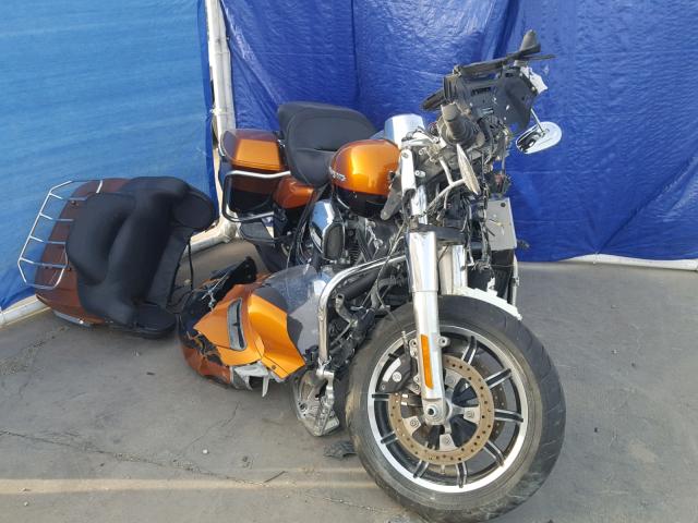 1HD1KEL10EB708615 - 2014 HARLEY-DAVIDSON FLHTK ELEC 橙色 照片 1