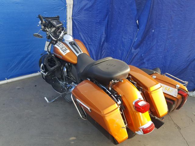 1HD1KEL10EB708615 - 2014 HARLEY-DAVIDSON FLHTK ELEC 橙色 照片 3