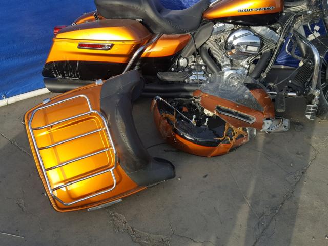 1HD1KEL10EB708615 - 2014 HARLEY-DAVIDSON FLHTK ELEC ORANGE photo 9