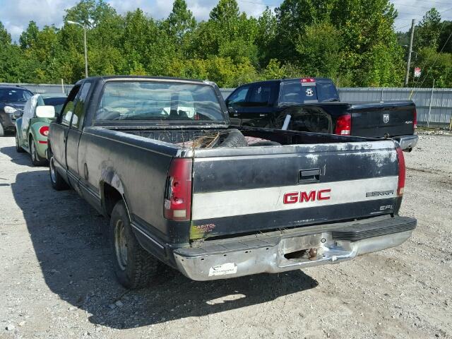 2GTEC19K5L1558541 - 1990 GMC SIERRA BLACK photo 3