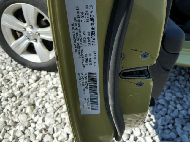 1B3CB3HA6AD574202 - 2010 DODGE CALIBER MA GREEN photo 10